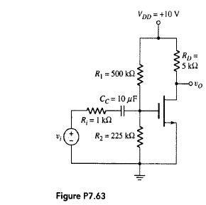 [Solved] (a) Draw the simplified high - frequency equivalent circuit ...