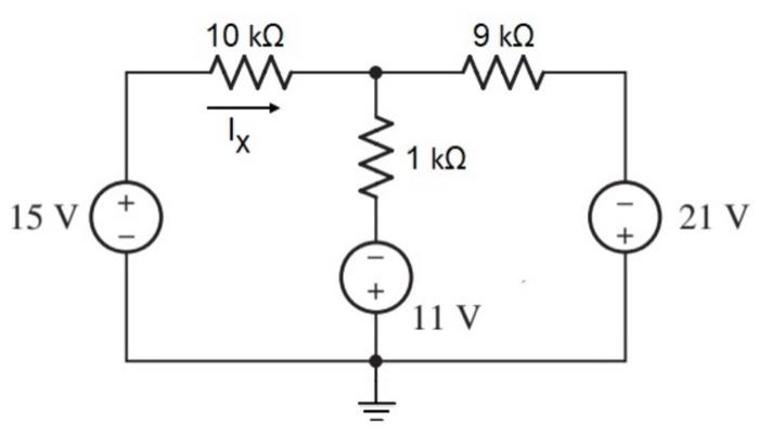 Solved Analiza el circuito por cualquier método deseado y | Chegg.com