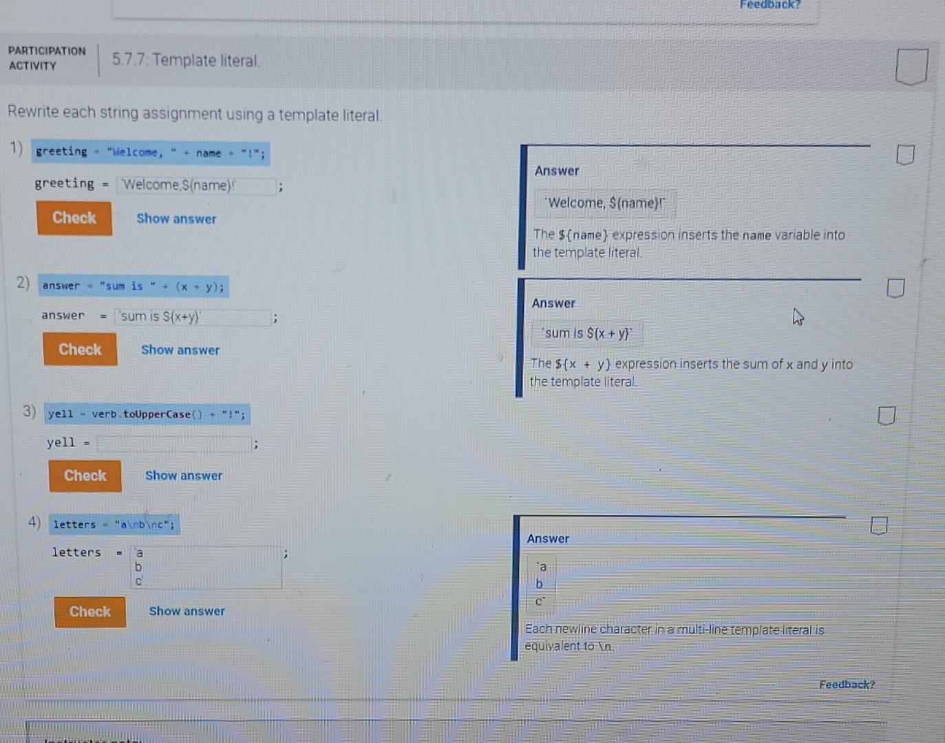 Solved I don't understand what I am doing wrong, to me my | Chegg.com
