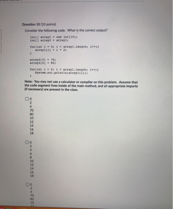 Solved Question 6 (5 points) Which of the following is not a | Chegg.com