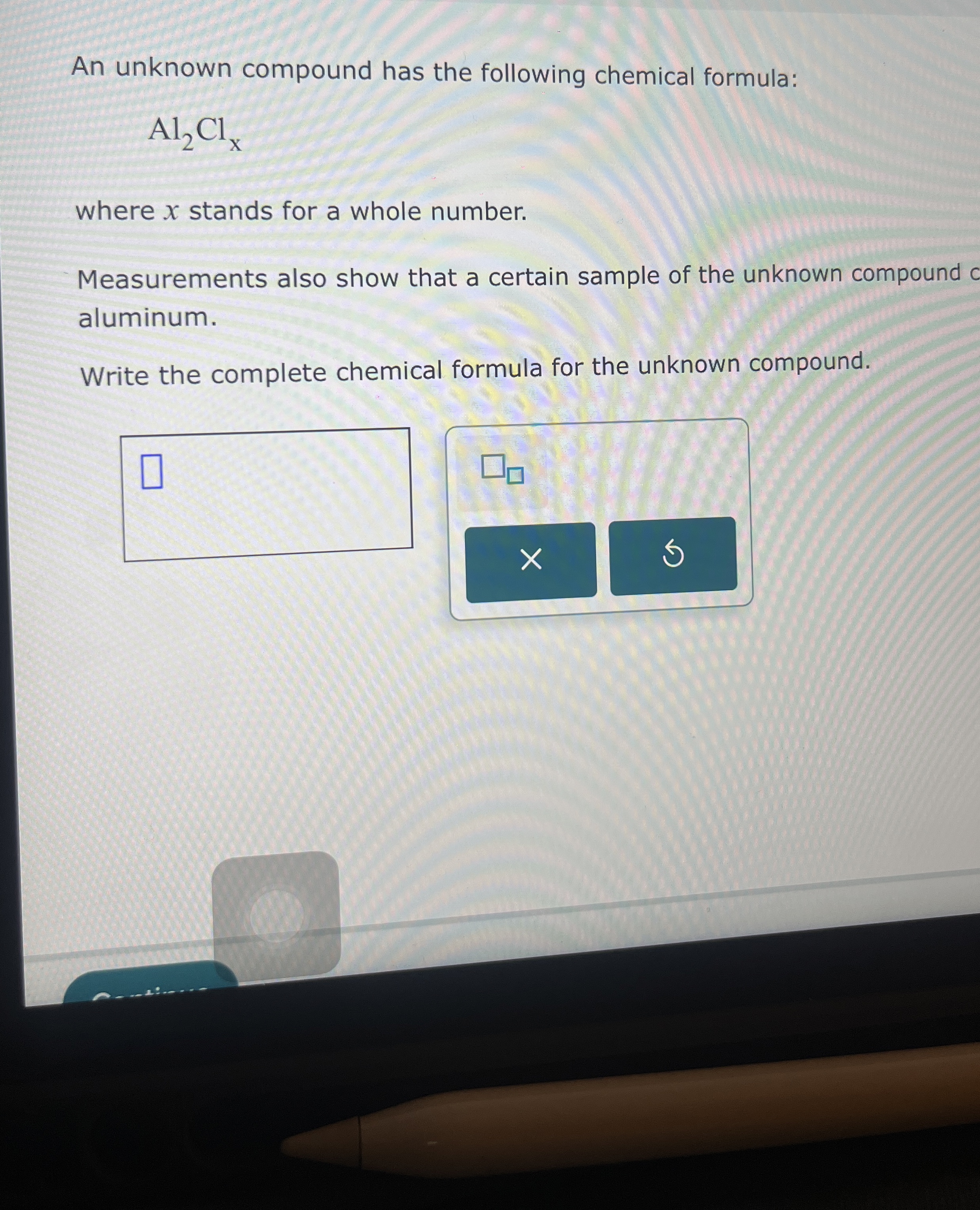 Solved An unknown compound has the following chemical | Chegg.com