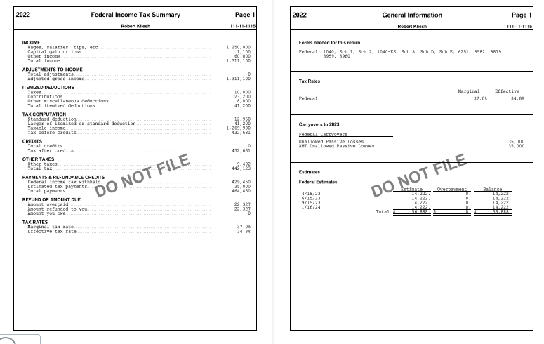Simple Tax Filing Memo Example Write a Client Letter and File Memo based on the tax | Chegg.com
