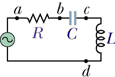 Solved In The Figure R 21 0 W C 4 80 Mf And L 30 Chegg Com