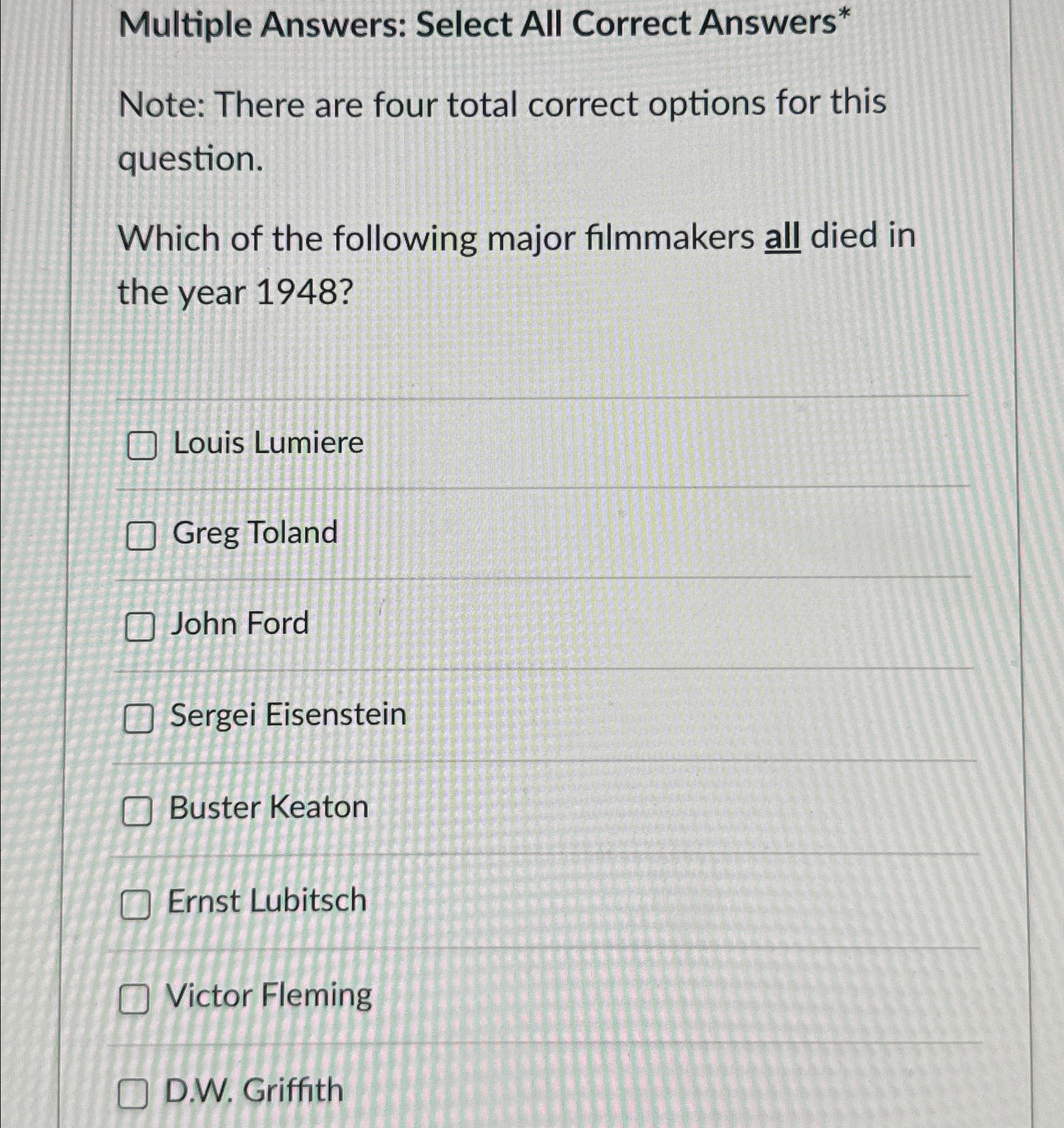 Solved Multiple Answers: Select All Correct Answers*Note: | Chegg.com
