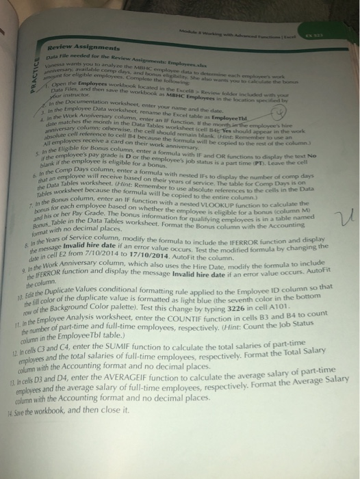 Review Assignments ule needed for the Review | Chegg.com