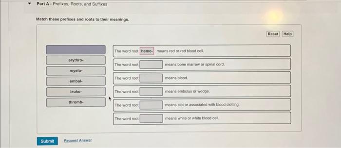 solved-match-these-prefixes-and-roots-to-their-meanings-the-chegg