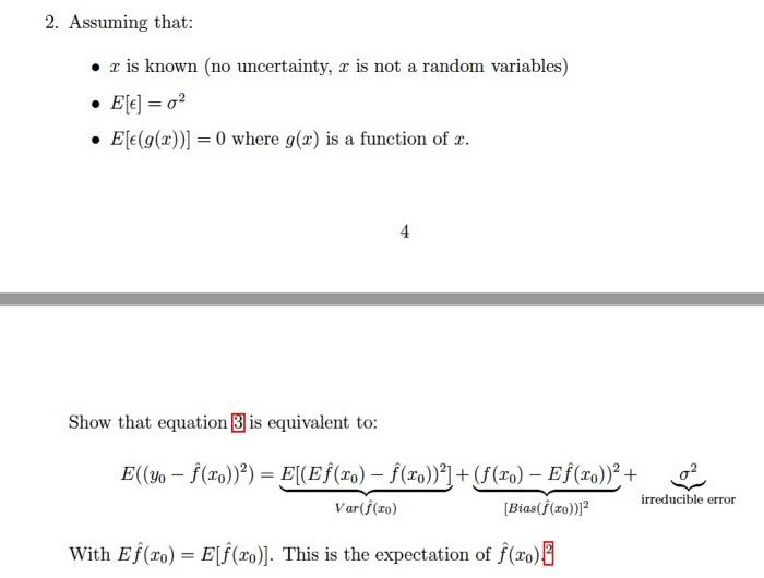 Solved We estimate the function f using a machine learning | Chegg.com