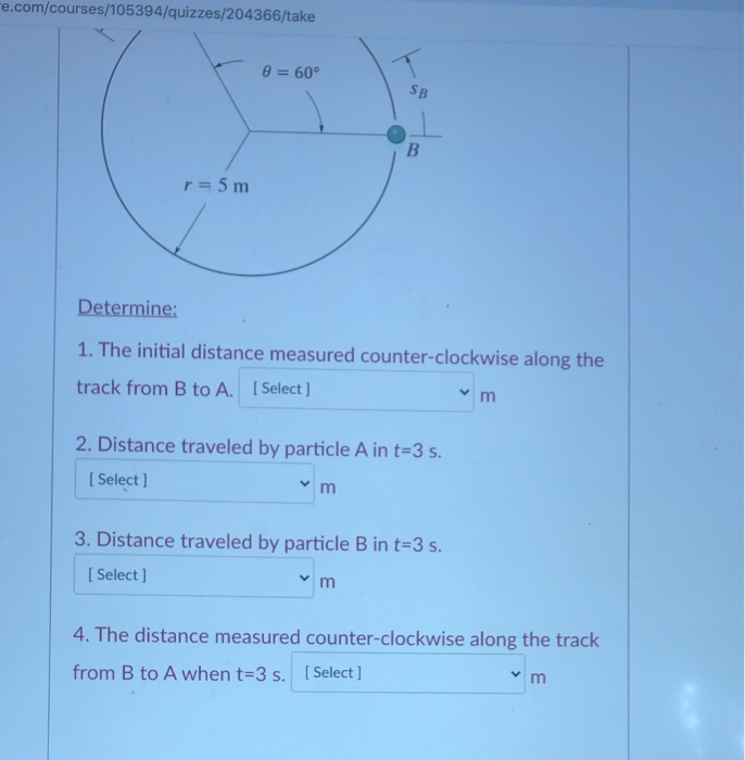 Solved Particles A And B Are Traveling Around A Circular | Chegg.com