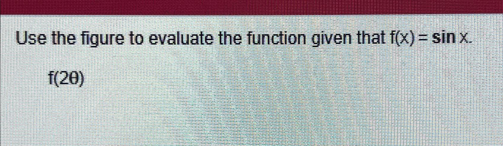 Solved Use the figure to evaluate the function given that | Chegg.com