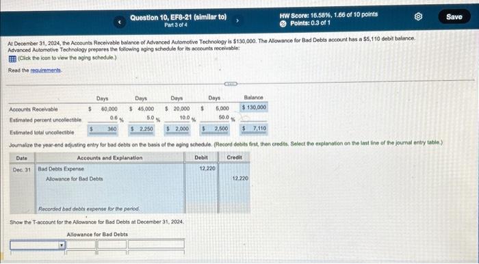 Solved At December 31 2024 The Accounts Receivable Balance Chegg Com   Image