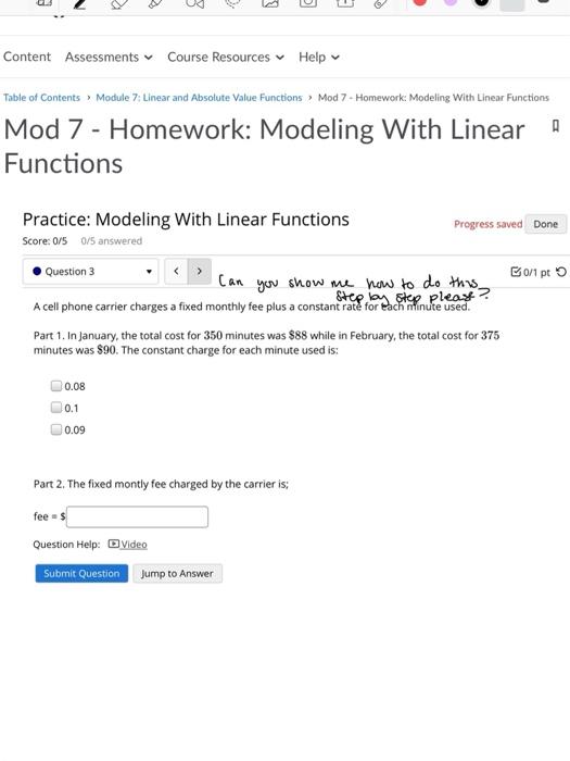 Solved म Content Assessments Course Resources Help Table of | Chegg.com