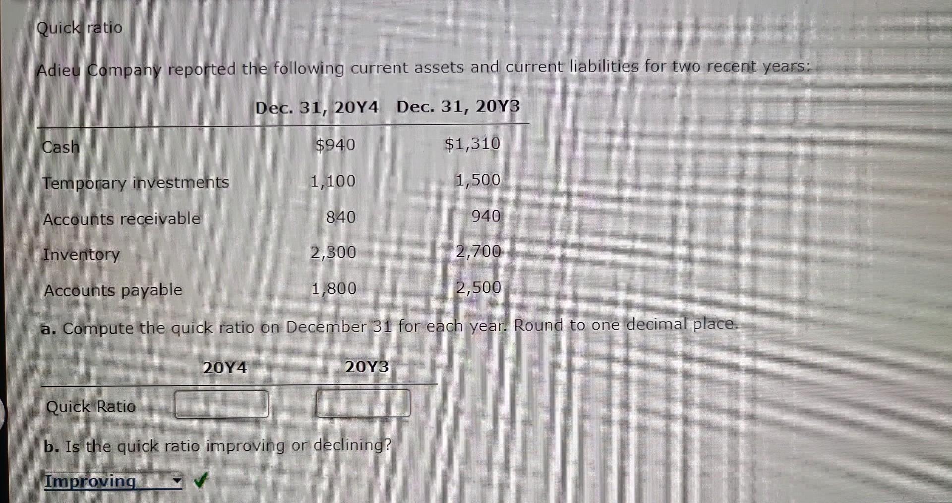 Solved Adieu Company Reported The Following Current Assets Chegg solved-adieu-company-reported-the-following-current-assets-chegg