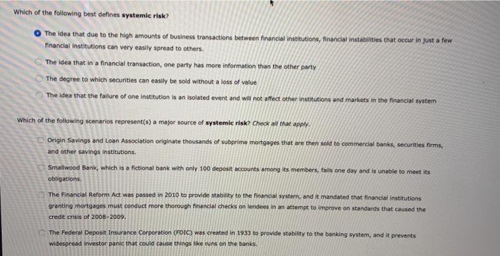 solved-which-of-the-following-best-defines-systemic-risk-chegg