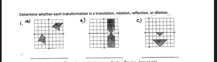 Solved Determine whether each transformation is a | Chegg.com