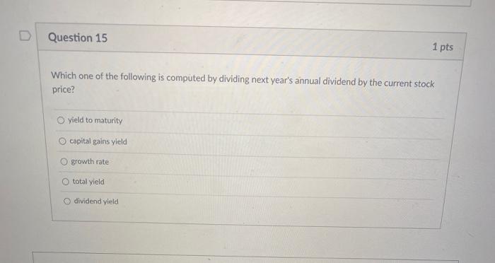 Solved D Question 1 1 pts Which of the following statements | Chegg.com