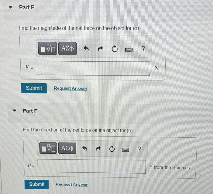 Solved The Two Forces F1 And F2 Shown In The Figure (Figure | Chegg.com