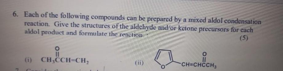 Solved Each of the following compounds can be prepared by a | Chegg.com
