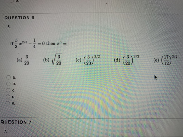 Solved Question 6 6 5 If 2 3 0 Then R3 17 3 2 E 3 13 Chegg Com