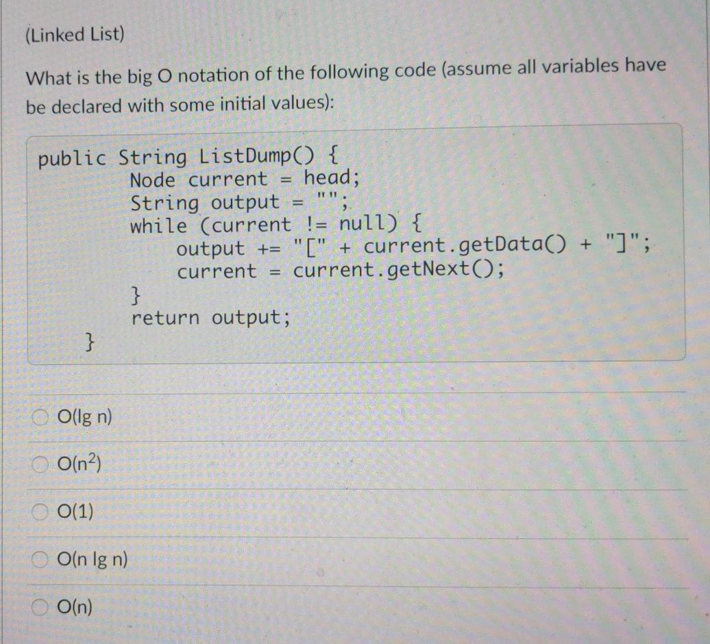 Bubble Sort Sorting Algorithm - Big-O