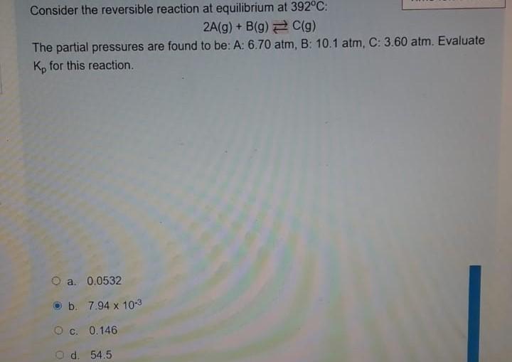Solved In the reaction A + B ==== C + D, the equilibrium | Chegg.com