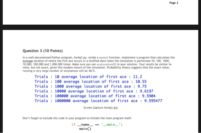 Solved Page 2 Question 3 (10 Points) In a well-documented | Chegg.com