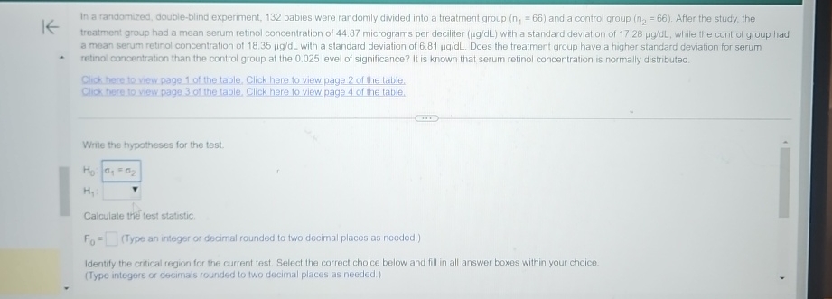 Solved In A Randomized Double Blind Experiment 132 ï Babies Chegg Solved In A Randomized Double Blind Experiment 132 ï Babies Chegg