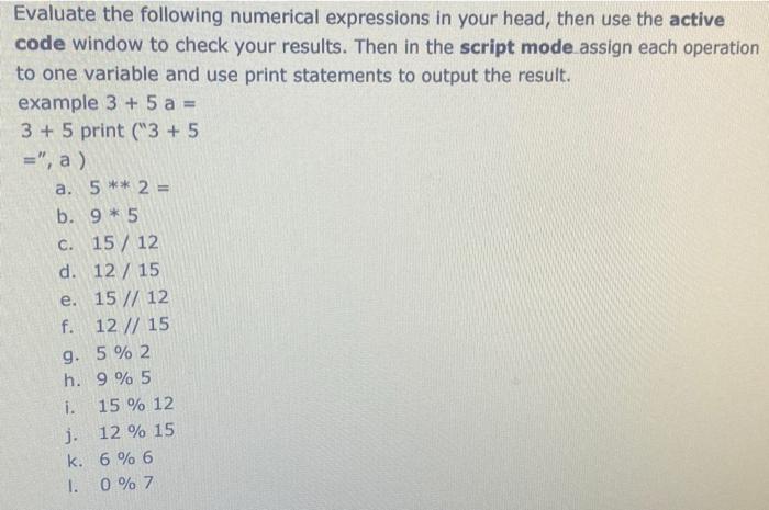 Solved What is the order of the arithmetic operations in the | Chegg.com