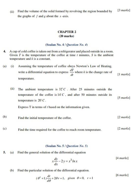 Solved CHAPTER 1 (30 marks) SET A (Soalan No. 1/ Question | Chegg.com