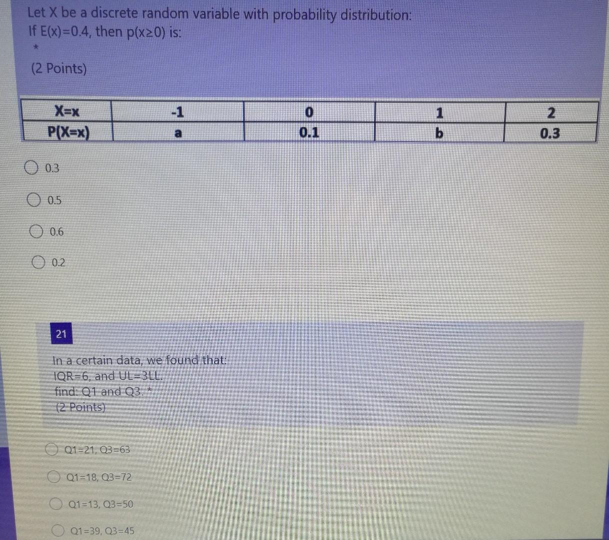 Solved Let X be a discrete random variable with probability | Chegg.com