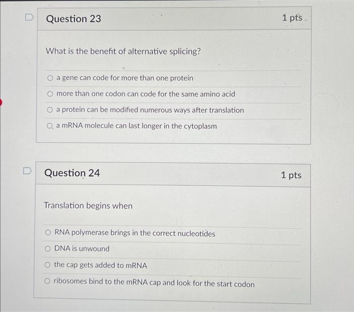 Solved What is the most likely consequence if the poly A | Chegg.com