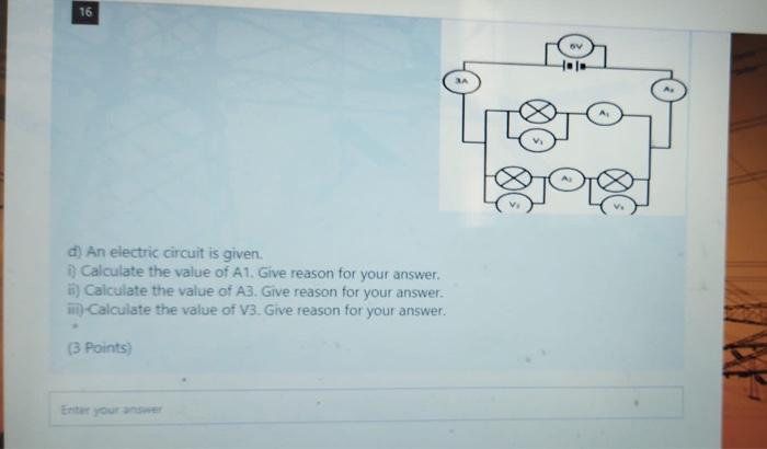 Solved The diagram shows different types of electric | Chegg.com