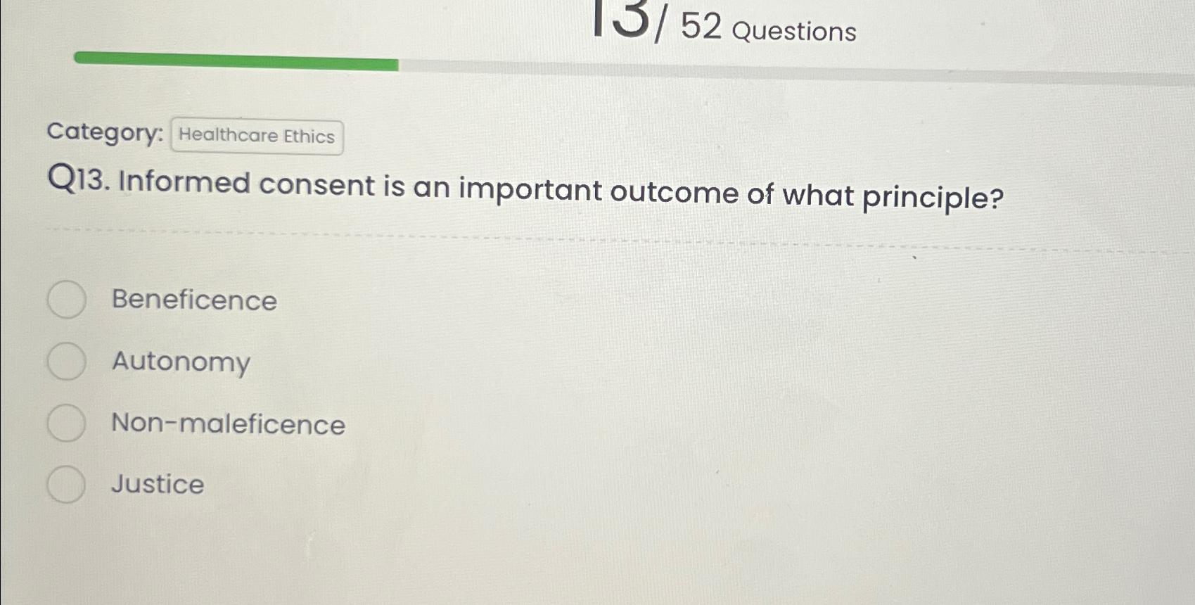 Solved Category:Q13. ﻿Informed consent is an important | Chegg.com