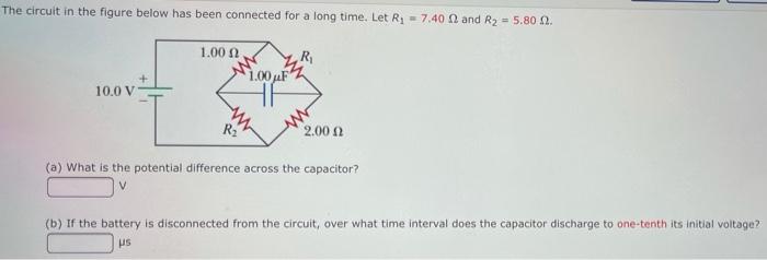 Solved The circuit in the figure below has been connected | Chegg.com