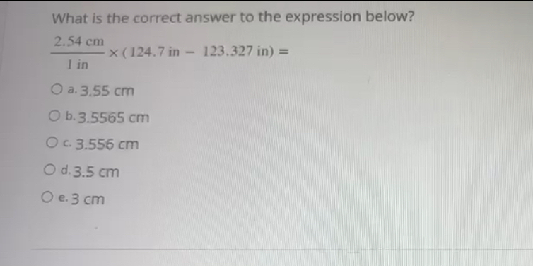 Solved What is the correct answer to the expression | Chegg.com