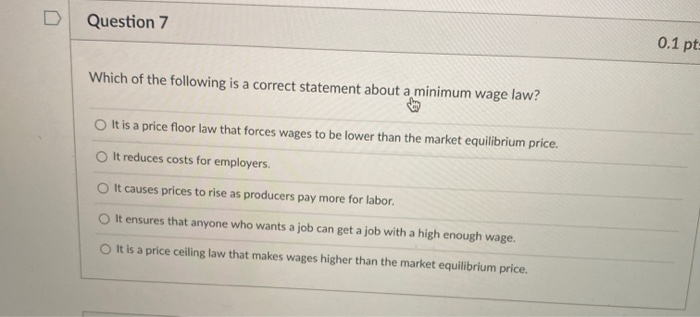 Solved Question 7 0.1 pt. Which of the following is a | Chegg.com