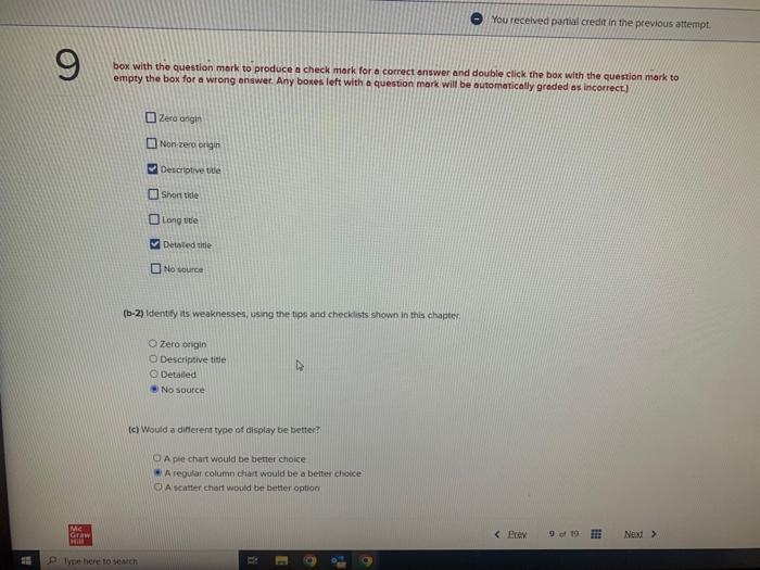 Solved (b) What kind of display is this? Line chant Column | Chegg.com