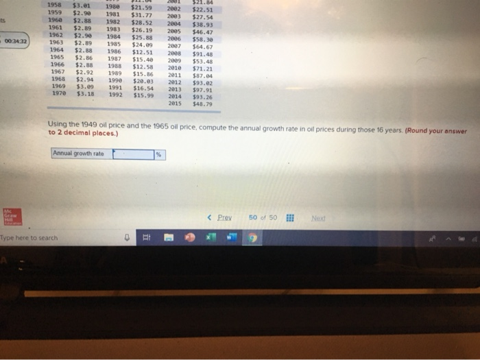 Solved Help Save & Exits Oil prices have increased a great | Chegg.com