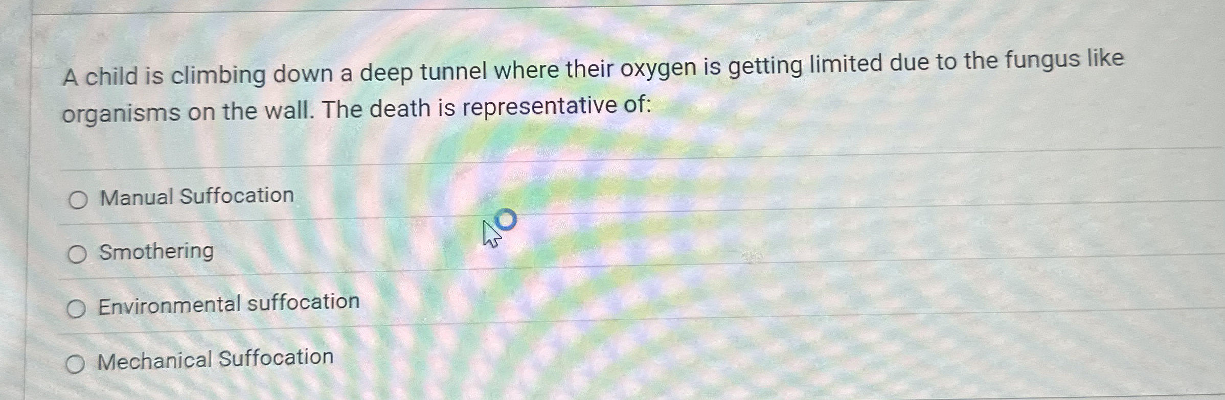Solved A child is climbing down a deep tunnel where their | Chegg.com