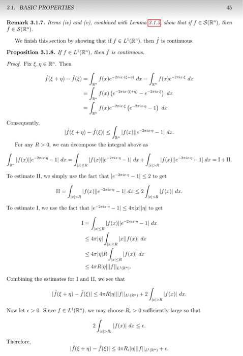 Solved Chapter 3 The Fourier Transform And Applications 3.1 | Chegg.com