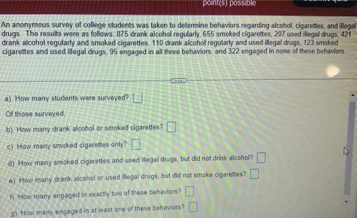 solved-an-anonymous-survey-of-college-students-was-taken-to-chegg