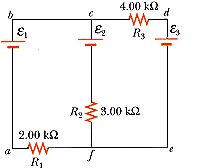 Solved (a) Using Kirchhoff's rules (and given e1 = 70.0 V, | Chegg.com