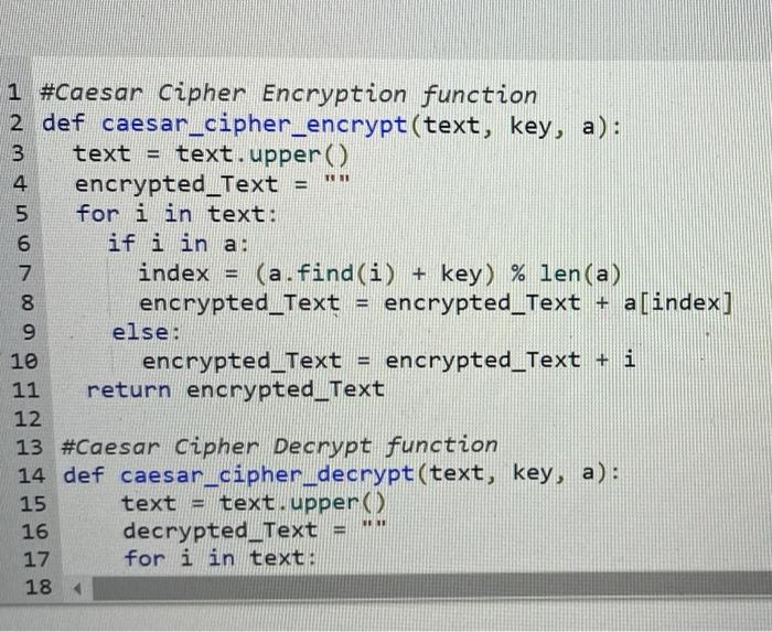 Solved The Caesar Cipher Algorithm was introduced in Week | Chegg.com