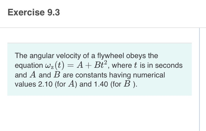 angular velocity equation