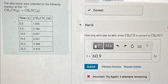 Solved The Data Below Were Collected For The Following | Chegg.com