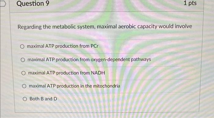 Maximal discount aerobic capacity