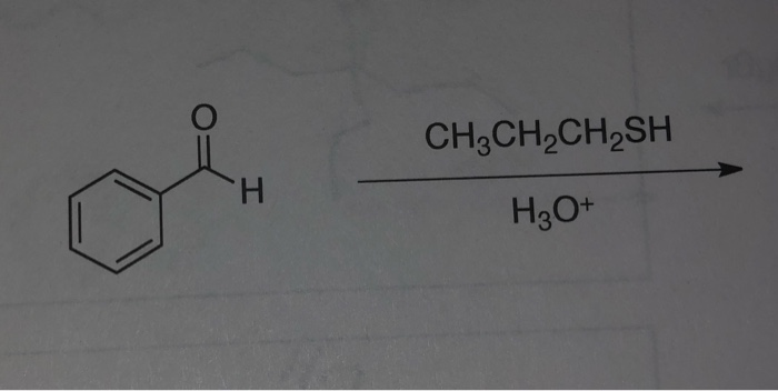 Solved CH3CH2CH2SH H2O+ H CH C-S-CH. NH3, trace H3O+ H2, | Chegg.com