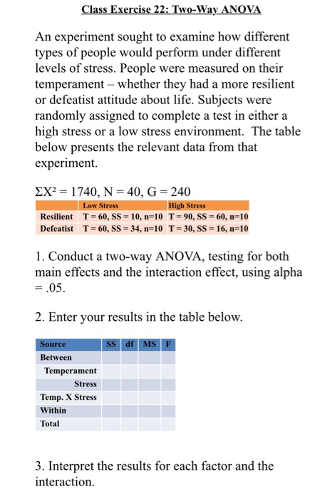 how to do a two way anova in excel 2016