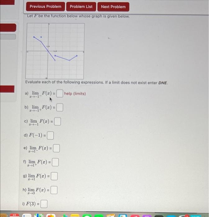 Solved Let F be the function below whose graph is given | Chegg.com
