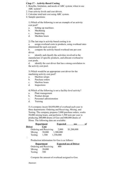 Solved answer all of the following questions (ch. 14-25) | Chegg.com