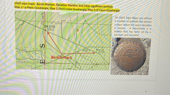 Benchmark Symbol On A Topographic Map - Cassey Angelique